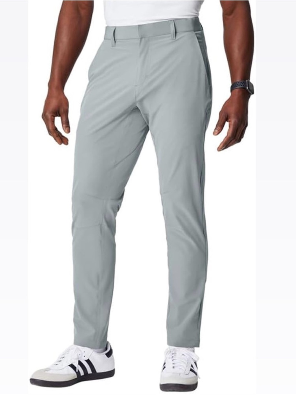 Fabletics Stretch Pants Grey 38x34 Golf Athletic Polo Sports Activewear Outdoors